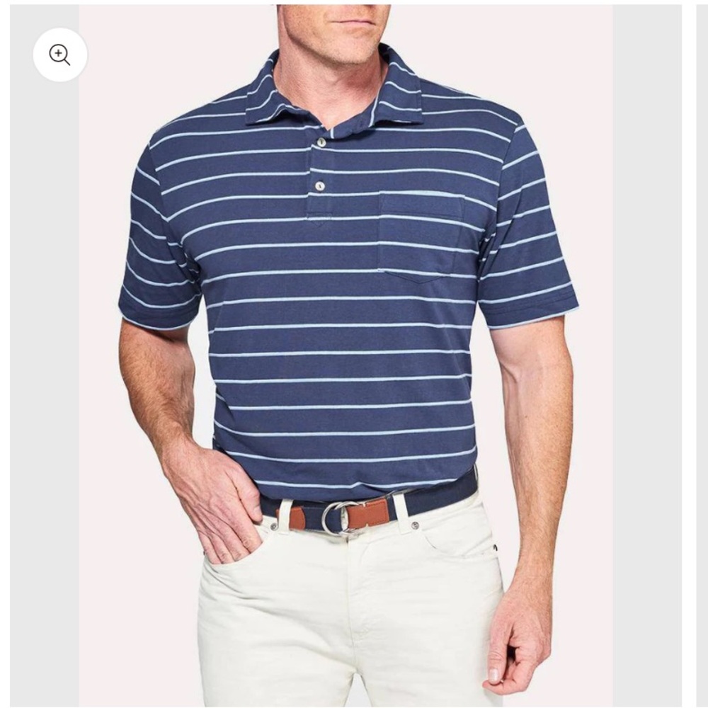 PETER MILLAR KNOLL SEASIDE WASH POLO L